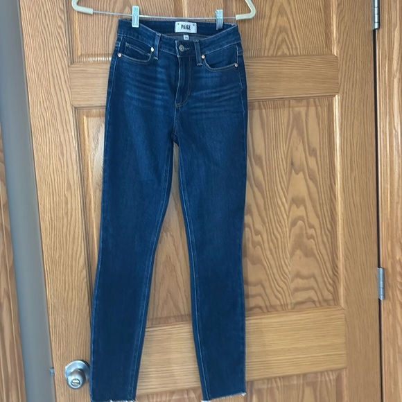 NWT Paige Hoxton Ankle High Rise Skinny Jeans 24 - Picture 1 of 6